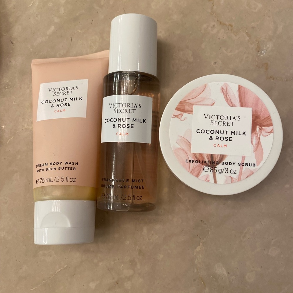 Victoria's Secret Coconut Milk & Rose Trio